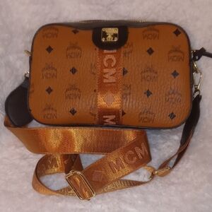 MCM Brown & BlackCrossbody Bag